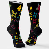 Zia Collage Socks Socken (Gewinkelt)