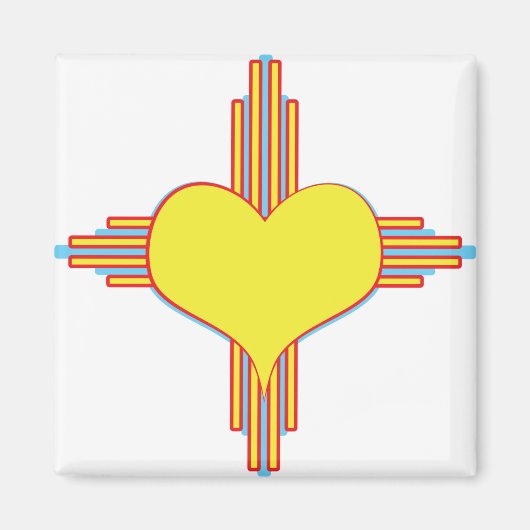 Zia Heart Magnet (Vorne)