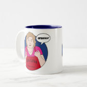Zia Lina "VFG"-Tasse Zweifarbige Tasse (Vorderseite Links)
