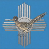 Zia Road Runner Aufkleber (Vorderseite)