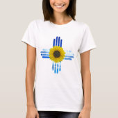 Zia Sky und Sonnenblumen T-Shirt (Vorderseite)