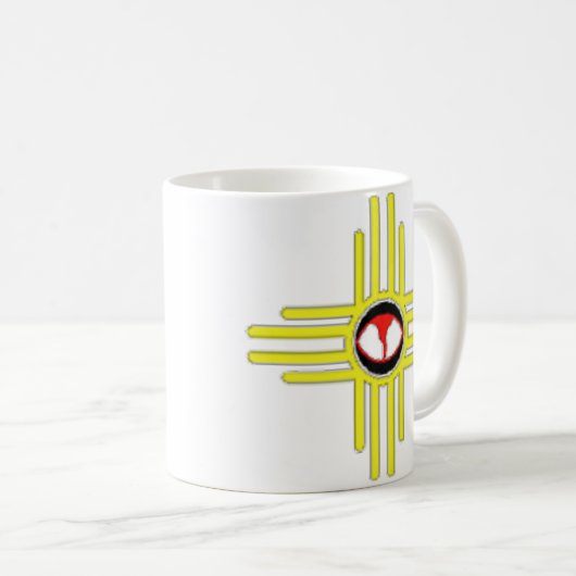 Zia Skywarn Kaffeetasse (VorderseiteRechts)