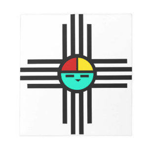 Zia-Sonnengott Notizblock