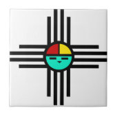 Zia Sun God Fliese (Vorderseite)