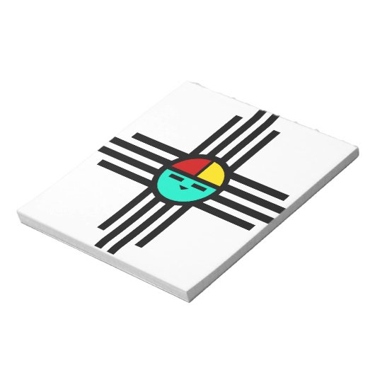 Zia Sun God Notizblock (Rotiert)