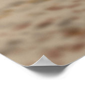 Zia Sun Heart Nopales Wüstenlandschaft New Mexico Poster (Ecke)