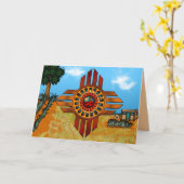 Zia Sun Karte (Gelbe Blume)