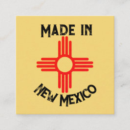 Zia Sun Made in New Mexico State Flag Begleitkarte