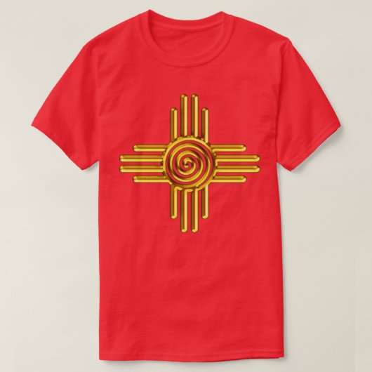 Zia Sun Spiral Zia Pueblo New Mexico I 1 T-Shirt (Design vorne)