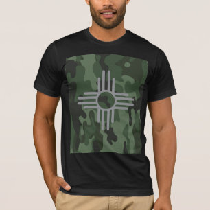 Zia Symbol Camouflage Mens T - Shirt