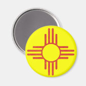 Zia Vintag Magnet (Vorderseite/Rückseite)