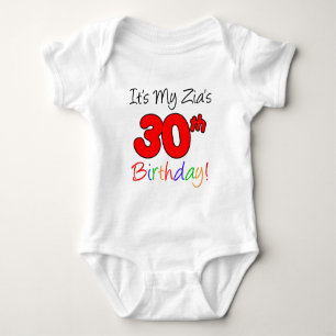 Zias 30. Geburtstag Baby Strampler