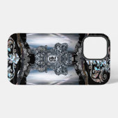 Zibacho Elegant Monogram iPhone Hülle (Rückseite (Horizontal))