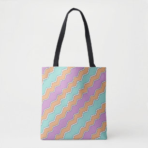 Zick-Zack-Geometrisches Muster Tasche