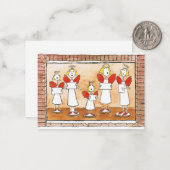 Zickgy-Chorkarte 2020 Mitteilungskarte (Vorderseite/Rückseite Beispiel)