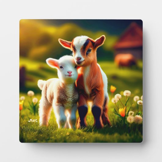 Zicklein Fotoplatte (Vorderseite)