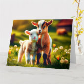 Zicklein Karte (Gelbe Blume)