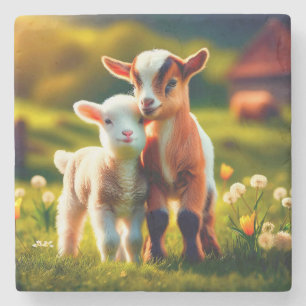 Zicklein Steinuntersetzer