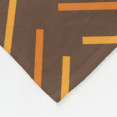 Zickzack 1970er fleecedecke (Ecke)