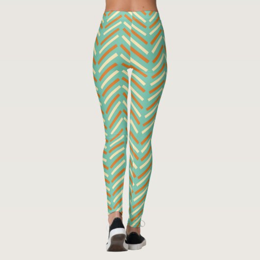 Zickzack 1970er leggings (Rückseite)
