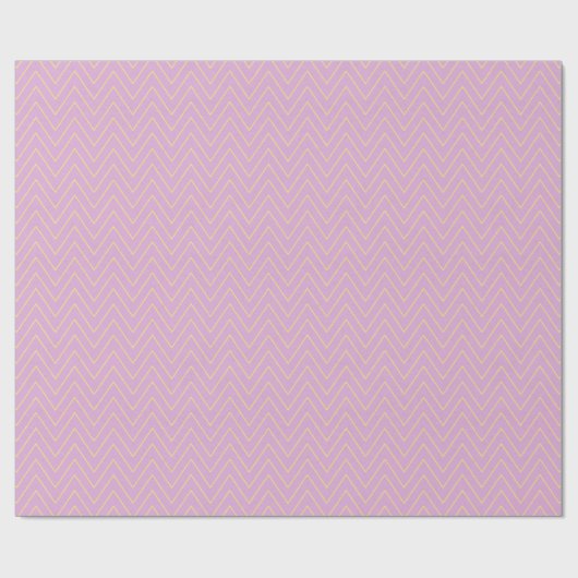 Zickzack 2-Tone-Geschenkwrap - Rosa & Gold Geschenkpapier (Flach)