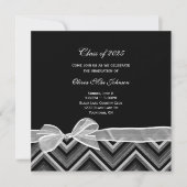 Zickzack Abschluss Einladung (Vorderseite)