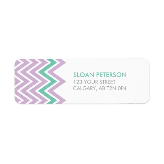 Zickzack Adressenkennzeichen (Vorne)