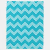 Zickzack anpassbar monochromatisch fleecedecke (Vorderseite)