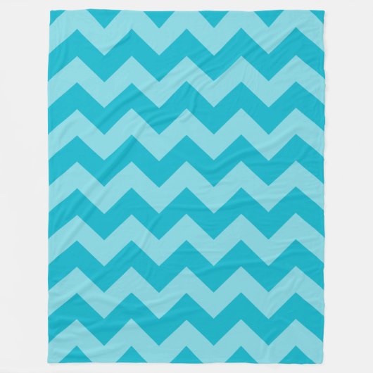 Zickzack anpassbar monochromatisch fleecedecke (Vorderseite)