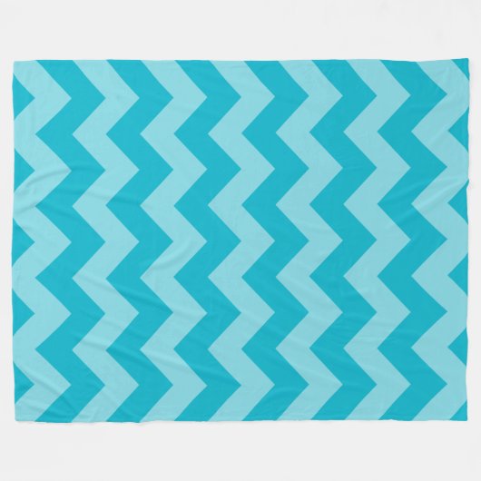 Zickzack anpassbar monochromatisch fleecedecke (Vorderseite (Horizontal))