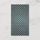 Zickzack Apple auf Tafel-Lehrer-Geschäfts-Karte Visitenkarte (Rückseite)