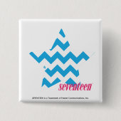 Zickzack-Aqua 2 Button (Vorderseite)