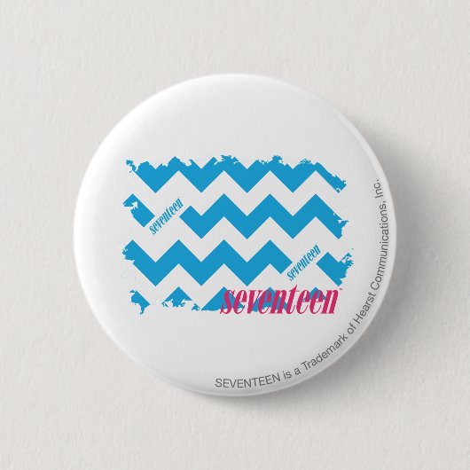 Zickzack-Aqua 3 Button (Vorderseite)