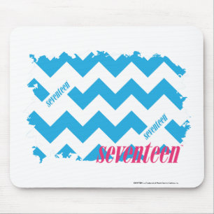 Zickzack-Aqua 3 Mousepad