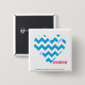 Zickzack-Aqua 4 Button (Vorne & Hinten)