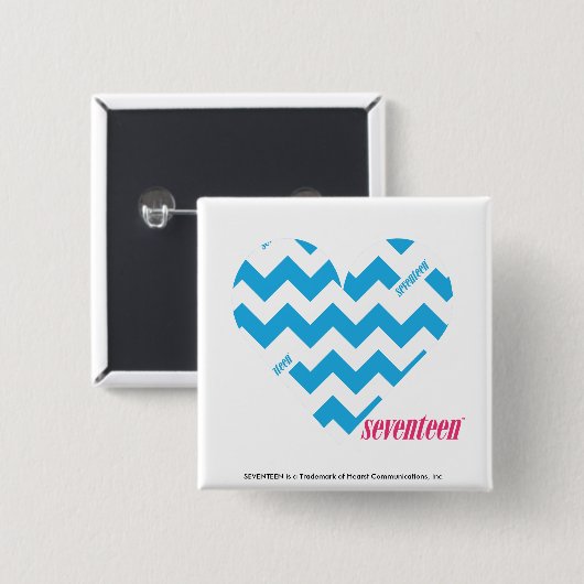 Zickzack-Aqua 4 Button (Vorne & Hinten)