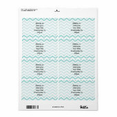 Zickzack Aqua-Muster (Vorne)