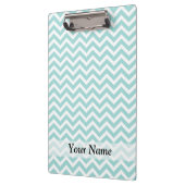 Zickzack Aqua-Muster Klemmbrett (Links)