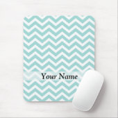 Zickzack Aqua-Muster Mousepad (Mit Mouse)