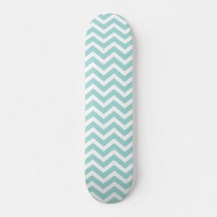 Zickzack Aqua-Muster Skateboard