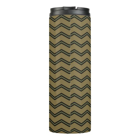 Zickzack Army Pattern Thermosbecher (Rückseite)