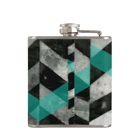 Zickzack Ausschluss II Flachmann (Rückseite)