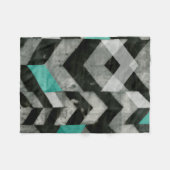 Zickzack Ausschluss II Fleecedecke (Vorderseite (Horizontal))