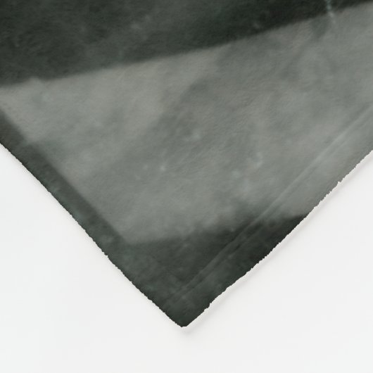 Zickzack Ausschluss II Fleecedecke (Ecke)