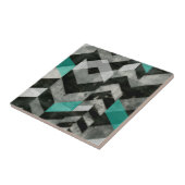 Zickzack Ausschluss II Fliese (Seite)