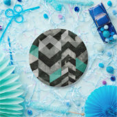 Zickzack Ausschluss II Pappteller (Party)