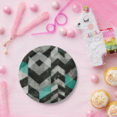 Zickzack Ausschluss II Pappteller (Party)