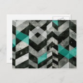 Zickzack Ausschluss II Postkarte (Vorne/Hinten)