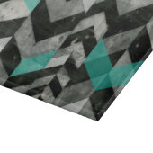 Zickzack Ausschluss II Schneidebrett (Ecke)