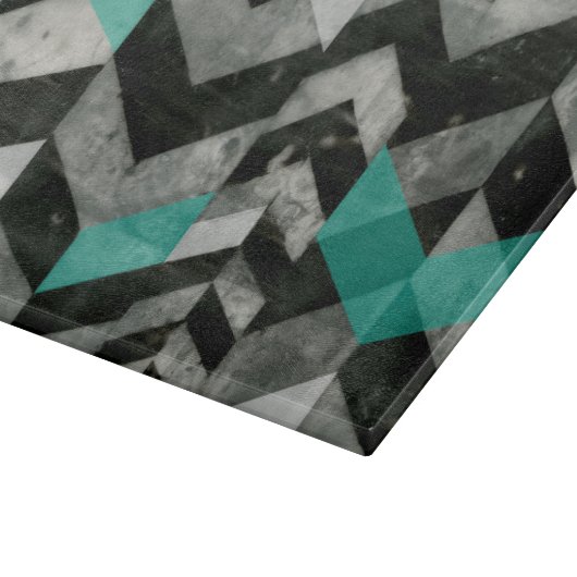 Zickzack Ausschluss II Schneidebrett (Ecke)